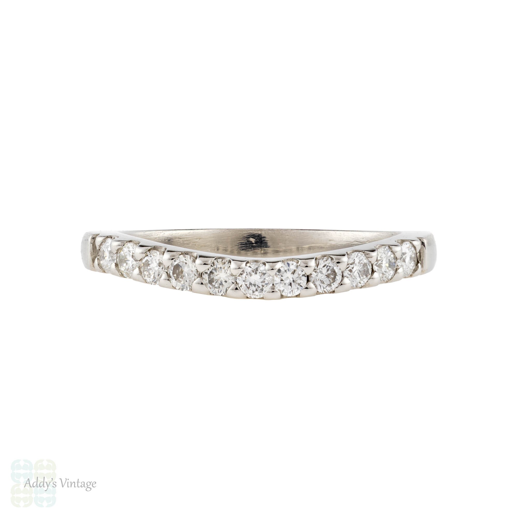 Art Deco Platinum, Baguette Cut Sapphire & Diamond Ring (995T)