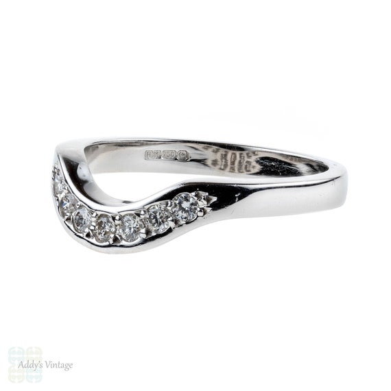 wishbone wedding ring platinum