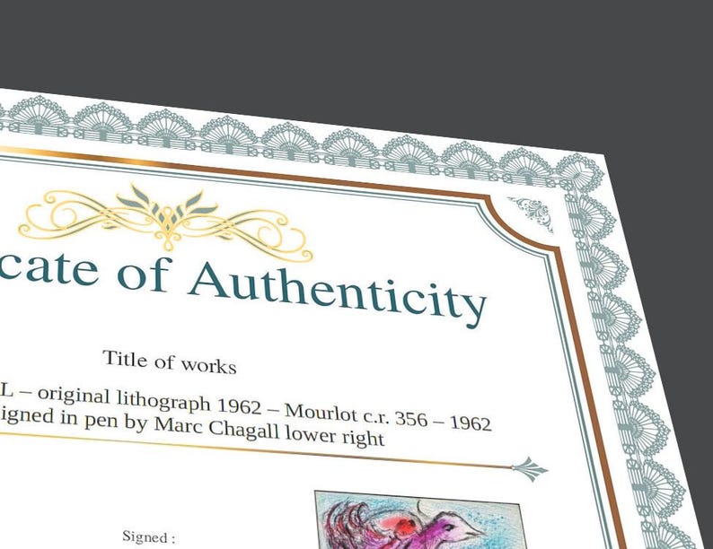 Francis Bacon - handsigned Maeght Lithograph 1966 - handsigned and dedicated image 6