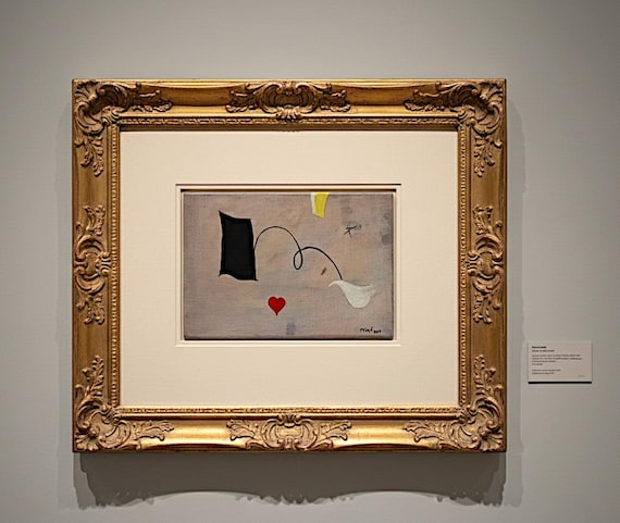 JOAN MIRO - oil painting on canvas - signed