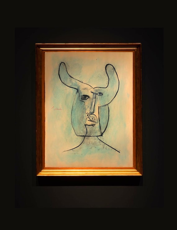 Rare Picasso Sketch – French Drawing, Modernist Fine Art Collectible