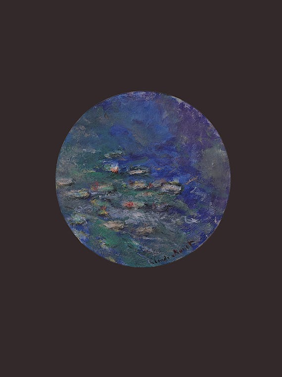 CLAUDE MONET - oil painting on canvas