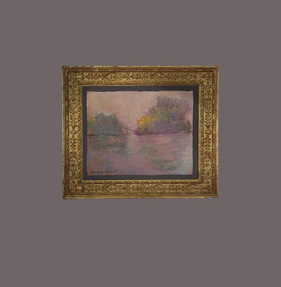 Impressionist CLAUDE MONET - beautifull oil - sketch