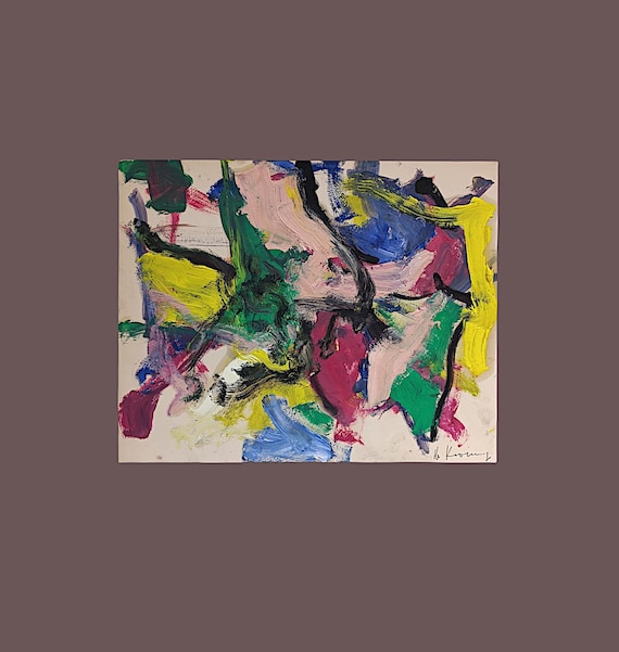 WILLEM DE KOONING - oil sketch