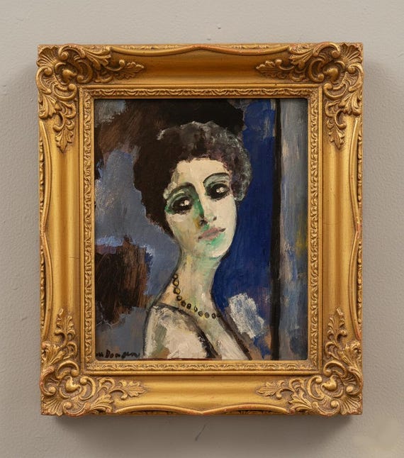 POST - IMPRESSIONIST - oil on cardboard - signed van Dongen