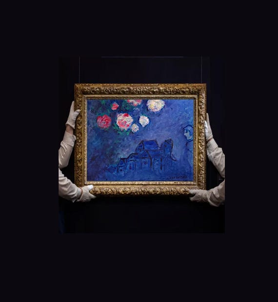 MARC CHAGALL - oil painting on canvas