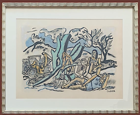 Rare Léger Sketch – French Avant-Garde Drawing, Modernist Fine Art Collectible