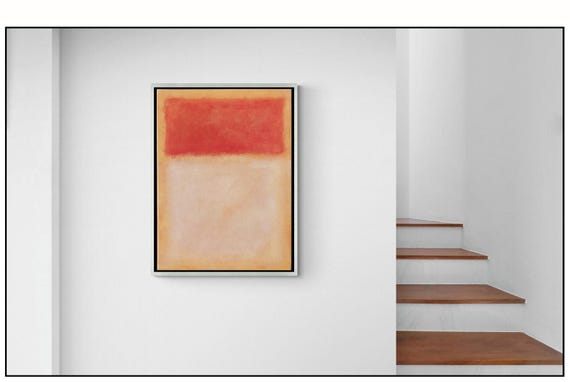 MARK ROTHKO - painting on canvas