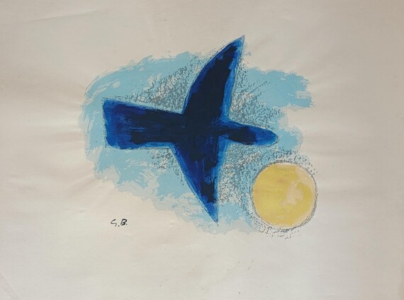 Rare Braque Sketch – French Drawing, Modernist Fine Art Collectible