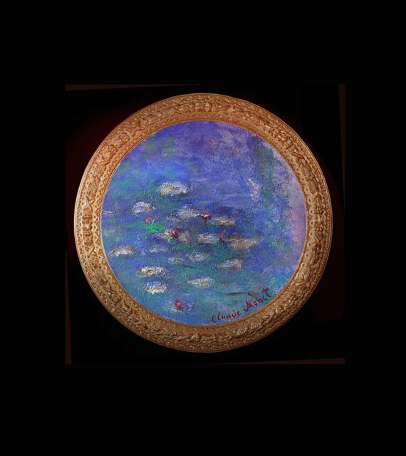 CLAUDE MONET - oil painting on canvas