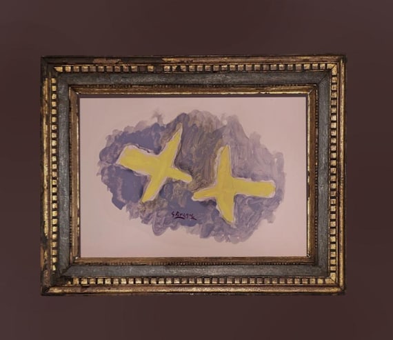 Rare GEORGES BRAQUE Oilsketch – French Drawing, Modernist Fine Art Collectible