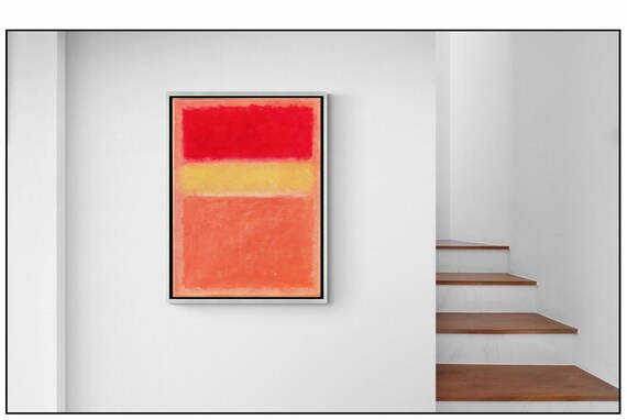 MARK ROTHKO - painting on canvas