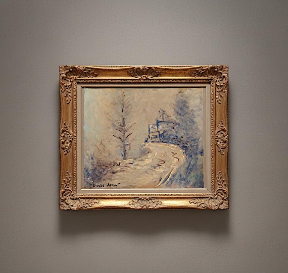 CLAUDE MONET - beautifull oil - sketch