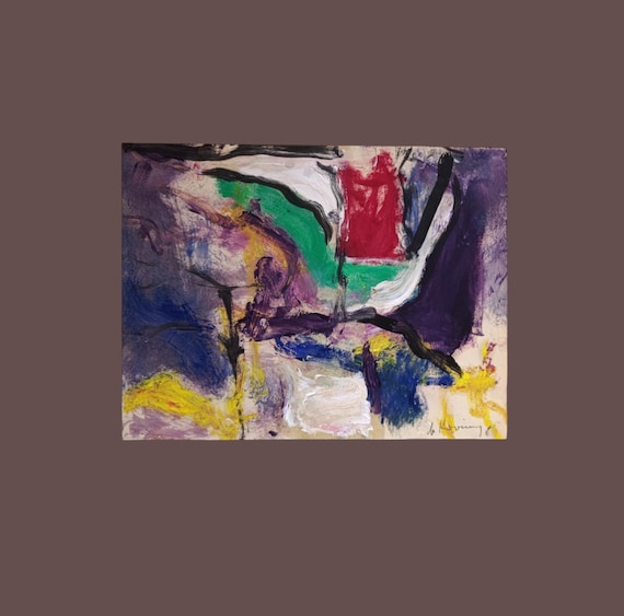 WILLEM DE KOONING - oil sketch