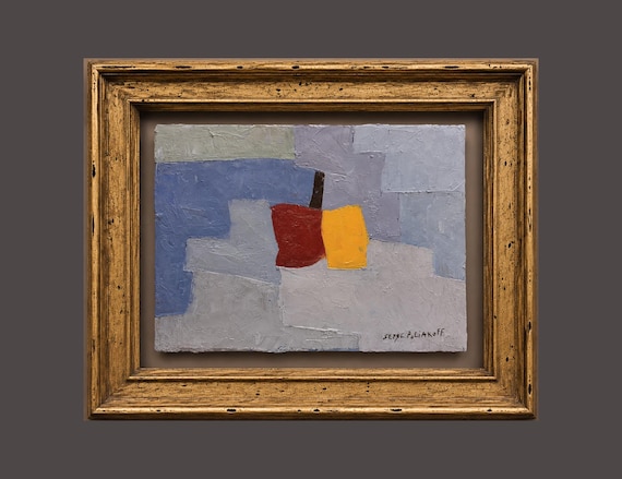 Sergei Poliakoff - very rare oil painting on canvas