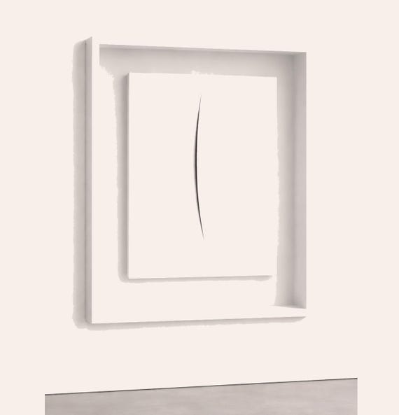 XXL - LUCIO FONTANA - Canvas - concetto spaziale