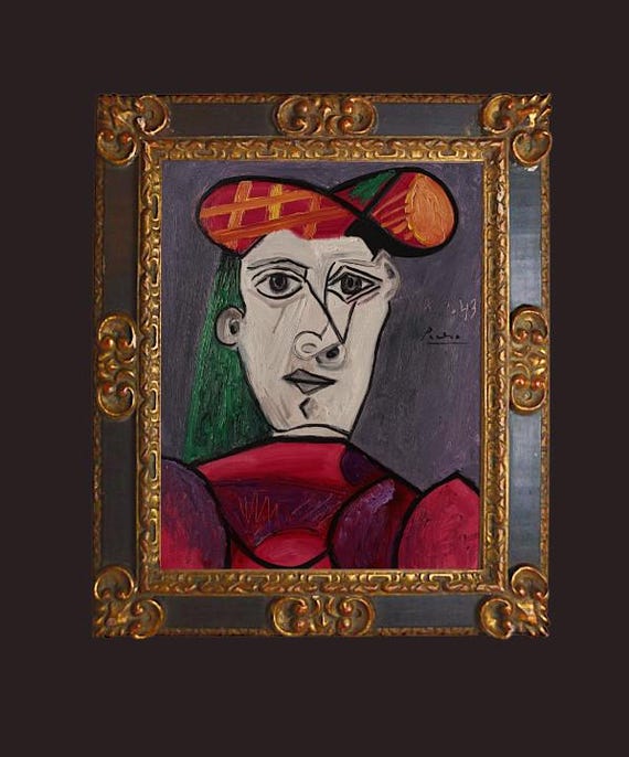 PABLO PICASSO - XXL oil painting on canvas