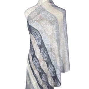 Traditional Nepali Cashmere Scarf – Handloom Woven Pashmina Wrap - 27