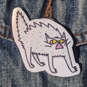 Frightened Cat - Back Up by Rude Cats and Grit
