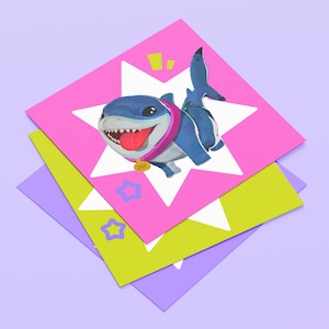 Jeff the Landshark Square Print | Fan Art