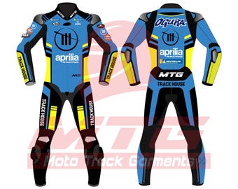 Ai Ogura Race Style Motorcycle Suit – Custom Leather Racing Outfit for Track Riding