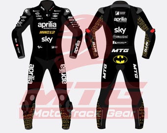 Maverick Vinales Leather Racing Suit: Custom MotoGP Motorcycle Gear