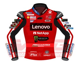 Marc Marquez Jacket Ducati 2026 Racing Leather Biker Jacket