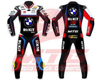 BMW Suit Toprak Razgatlioglu Motorbike Leather Racing Suit Custom Biker Gear