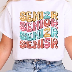 Funny Senior 2025 Shirt: Retro High School Graduation Tee