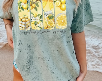 Comfort Colors Lemon Squeezy Shirt: Summer Citrus Tee