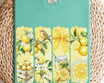Comfort Colors Lemon Shirt: Easy Peasy Summer Tee