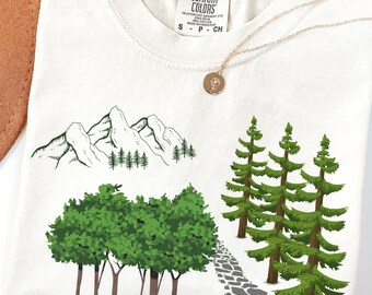 Comfort Colors Forest Shirt: Mountain T-Shirts