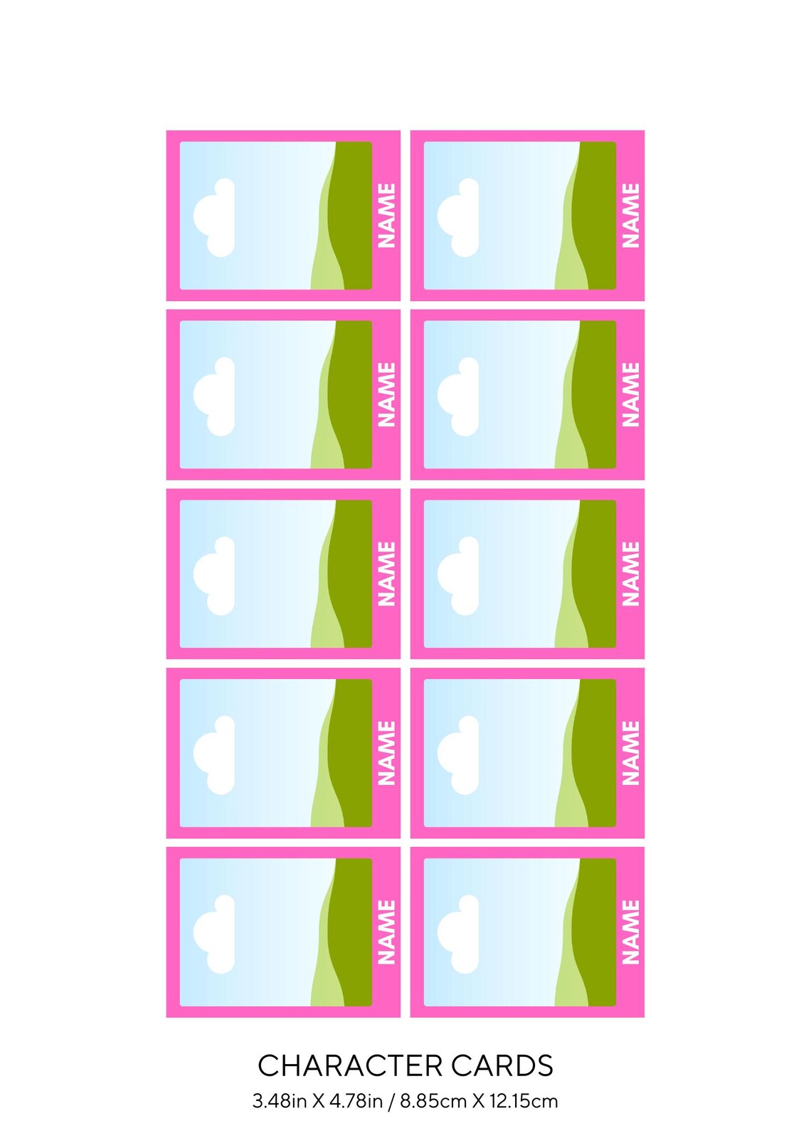 Custom Guess Who Game Template DIY Canva Edits (multiple Sizes) Etsy