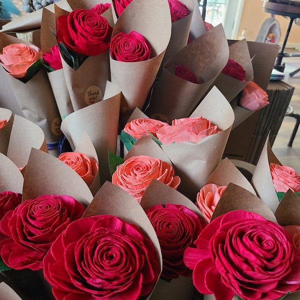 Bulk bloemen met één stam voor geschenken en evenementen, bulkhouten bloemen voor Moederdag, groothandel rozen per stam, aangepaste kleurrozen