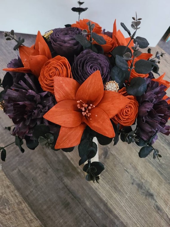 23+ Orange Flower With Black Center