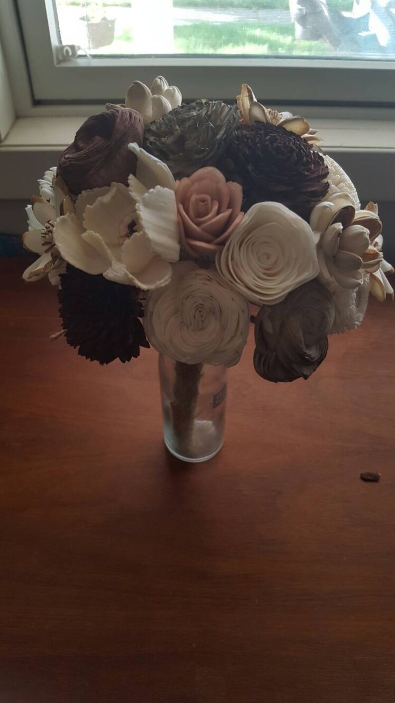Sola Flower Decor. Flower Arrangement Mother Gift Birthday Etsy