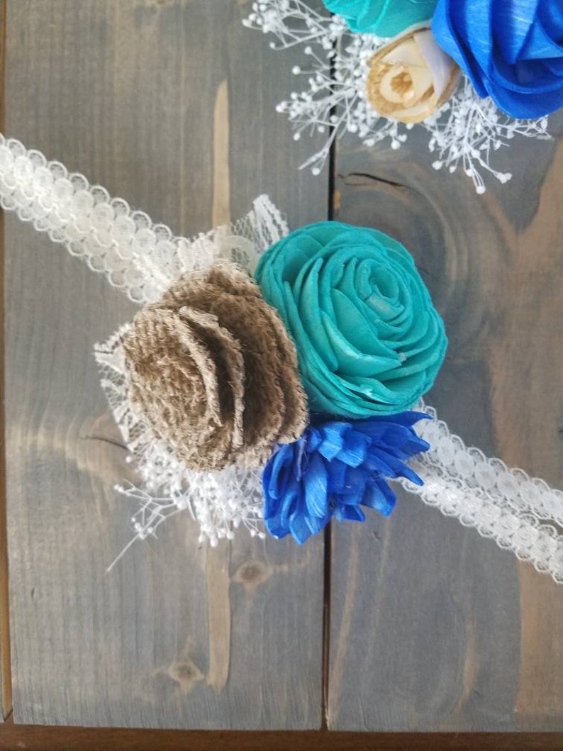 burlap corsage wrist corsage burlap rose mother of the bride Sola flower corsage wedding flowers mother of the groom