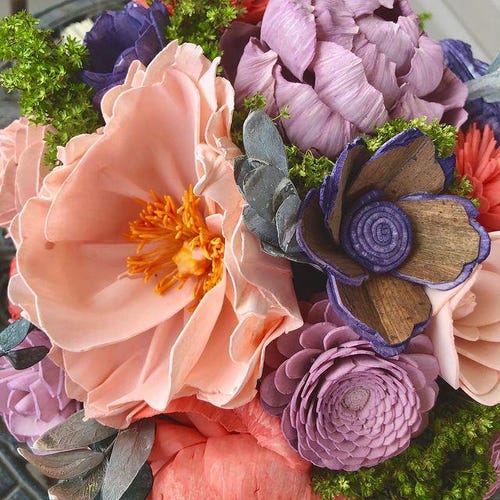 Amazon｜白と黒 カラーリリー 造花 24個 リアルタッチ カラー