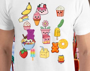 I just need to eat some ice cream Shirt Kawaii One Gummy Per Day dont popsicle cereal banana popcorn shirt