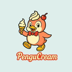 Camiseta divertida de helado de pingüino – Camiseta retro adorable de cereal – Camiseta con estampado de animales kawaii – Regalo original para nerds – Camiseta vintage con bocadillos