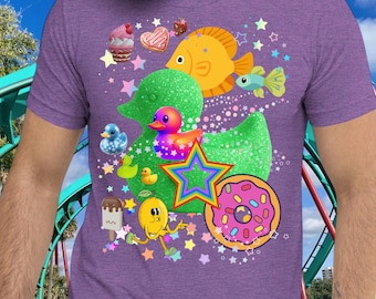 Finding Nympho Shirt Magic Duck Shirt Deal with it Shirt Rainbow Star Donut Shirt Ice Cream