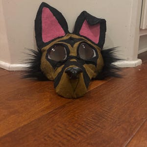 German Shepherd Therian Mask