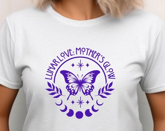 Mystic Mama mothers day shirt, celestial mom tee, moon phase, Mother's day Gift Shirt, gift for mom, i love you gift, gift for her