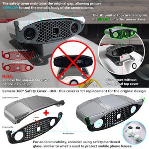 LUBA 2, 2X and mini (2025 series) - Camera Safety Cover with Front Grille - UNI