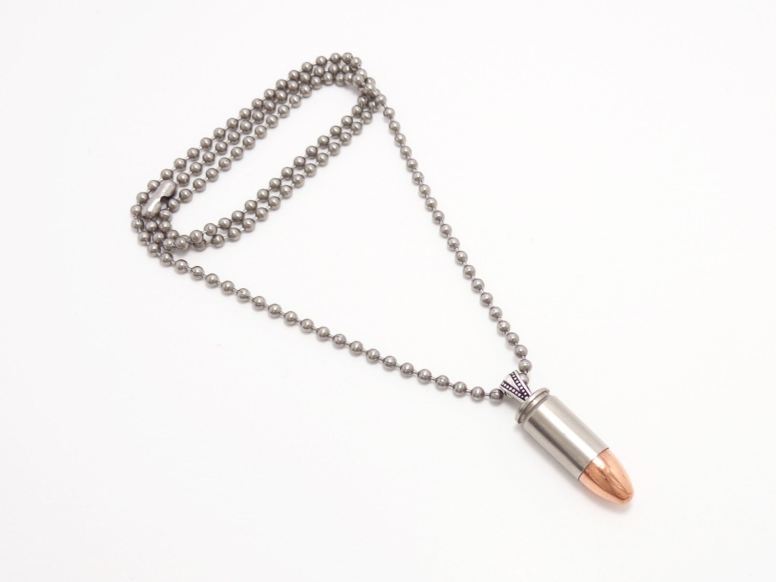 Bullet Necklace 9mm Bullet Necklace / Pendant / Charm Etsy