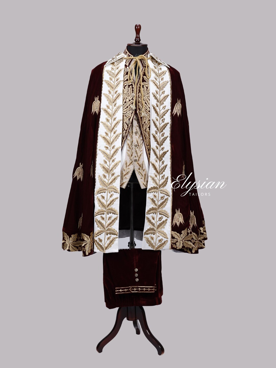 Men 18th Century Rococo Period Costume Suit, 1700s Historical Theatre ...