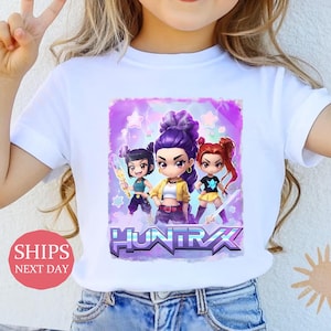 Kpop Huntrix Shirt,Kpop Demon Hunters Shirt,Kpop Huntrix Tee, Mira,Rumi, Zoey,Derpy Tiger Tee,Gift for Huntrix fans,Saja Boys Fans,Youth tee