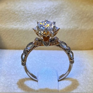 Moissanite Diamond Wedding Band 925 Sterling Silver Wedding Promise Ring | Affordable Engagement Rings