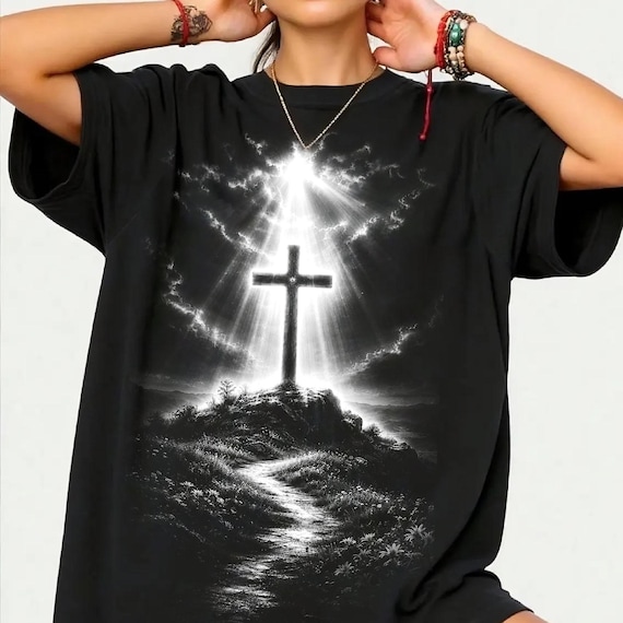 Christian Cross PNG, Jesus Cross PNG, Faith Shirt Design, Religious Sublimation PNG, Worship Png, Cross Shirt Graphic, Christian Png