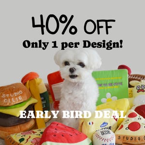 Jouets à renifler pour chien, Délicieux jouets en peluche pour chien, Jouets pour chien de créateurs uniques, Jouets pour chiots inspirés de la nourriture, Cadeau pour chien, Jouets rigolos